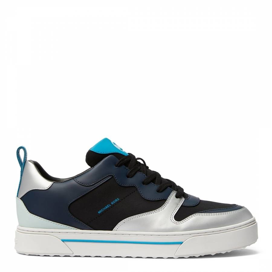 Blue Multi Baxter Lace Up Trainers