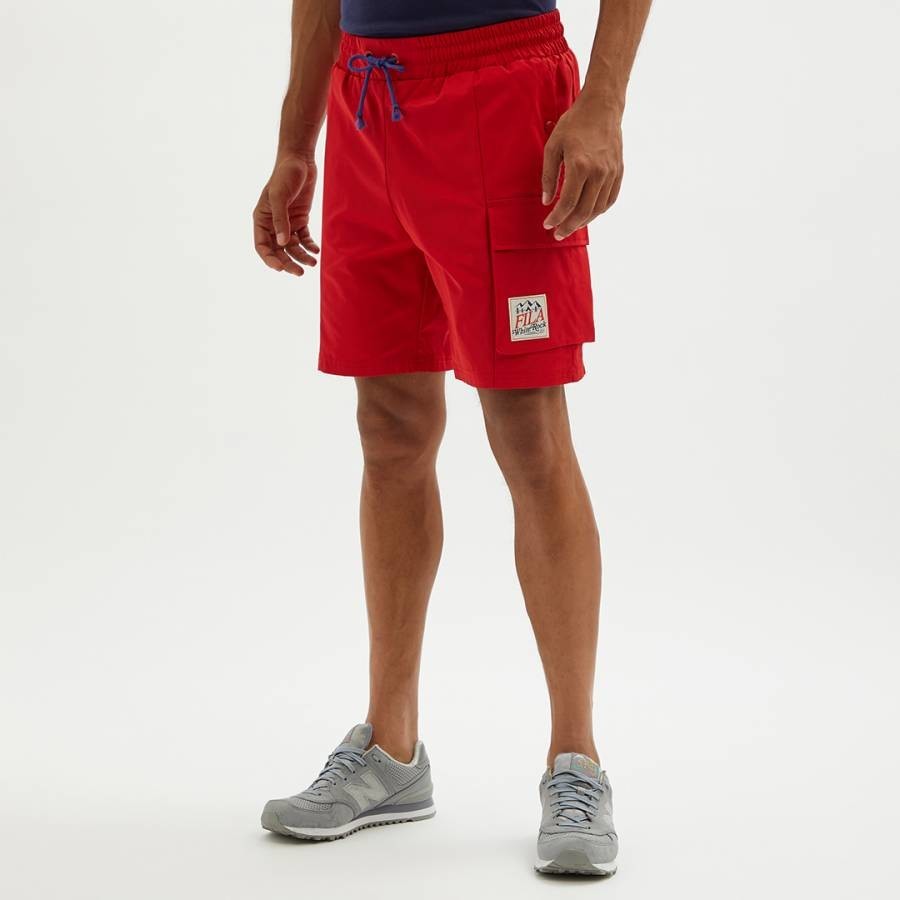 Red Henry Pocket Shorts