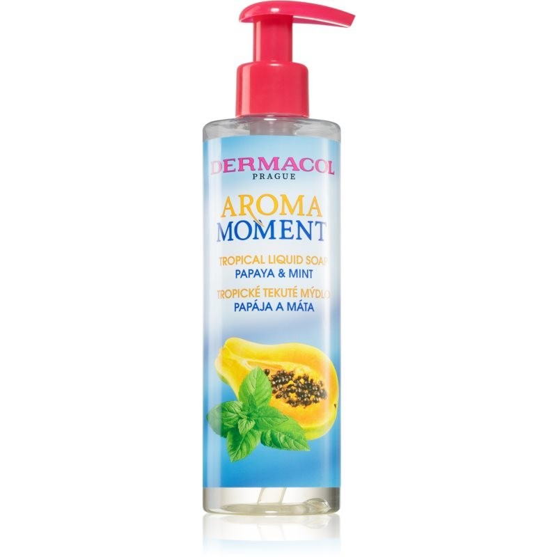 Dermacol Aroma Moment Papaya & Mint liquid hand soap 250 ml