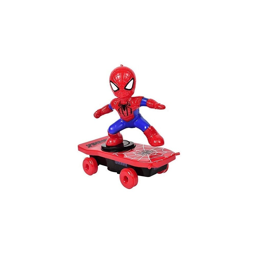 Spiderman Electric Skateboard 360° Rotation Music With Light Kids Toys Xmas Gift