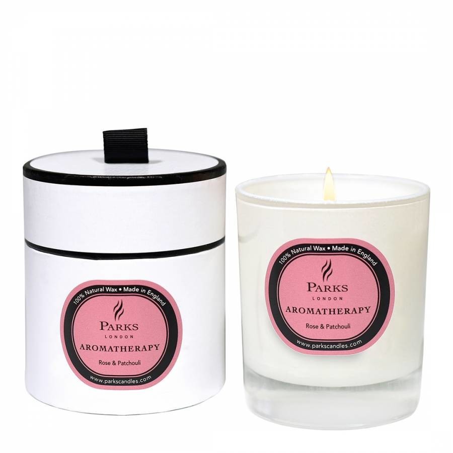 Rose & Patchouli Vintage Aromatherapy 1 Wick Candle - 300ml