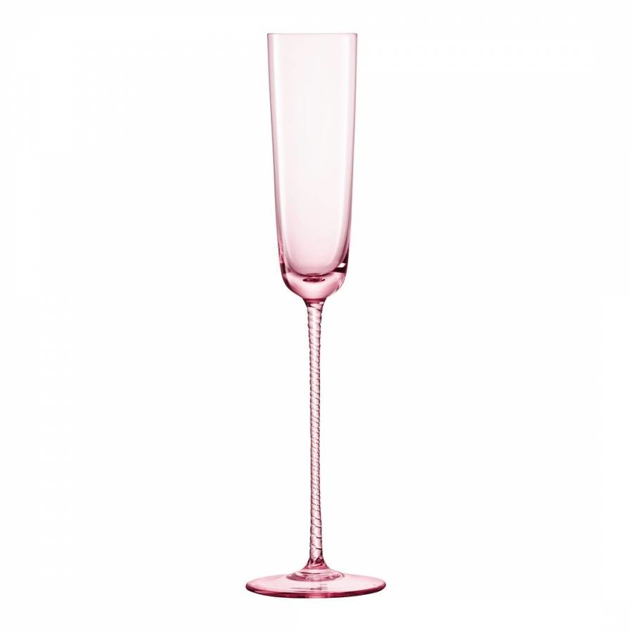 Champagne Theatre Champagne Flute 120ml Braid/Dawn Pink Set of 2