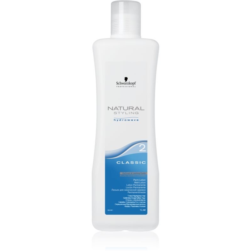 Schwarzkopf Professional Natural Styling Hydrowave permanent wave for colour-treated or highlighted hair 2 Classic 1000 ml