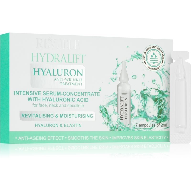 Revuele Hydralift Hyaluron intensive serum for face, neck and chest 7x2 ml