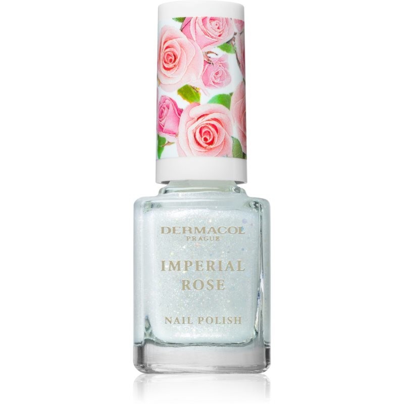 Dermacol Imperial Rose nail polish glittering shade 01 11 ml