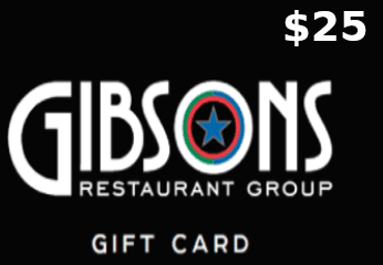 Gibsons Restaurant $25 Gift Card US