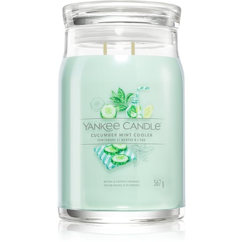Yankee Candle Cucumber Mint Cooler scented candle Signature 567 g