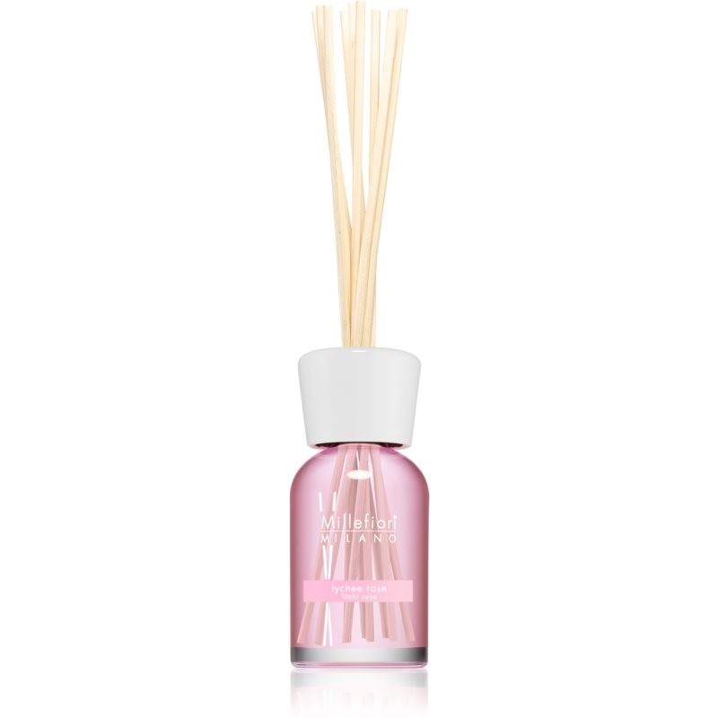 Millefiori Natural Lychee Rose aroma diffuser with refill 100 ml