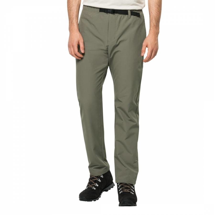 Green Winter Walk Weather Resist Stretch Trousers