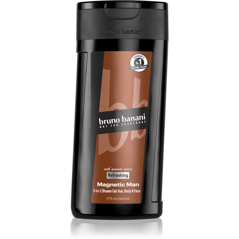 Bruno Banani Magnetic Man perfumed shower gel 3-in-1 for men 250 ml