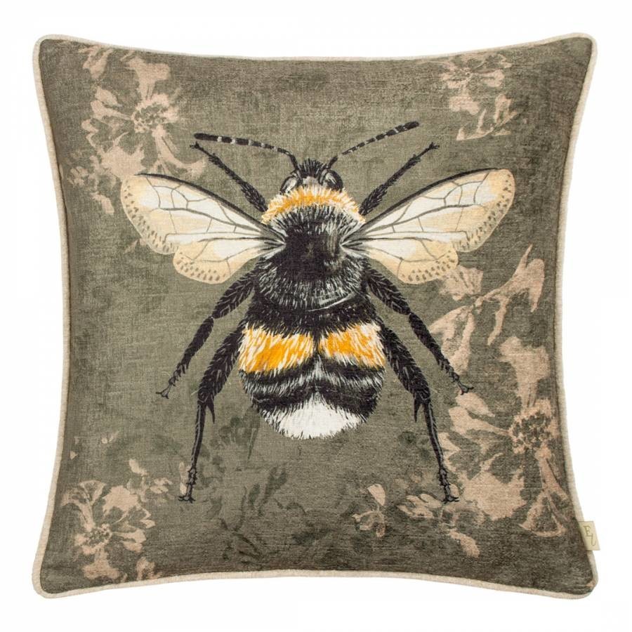 Avebury Bee 43x43cm Cushion Sage