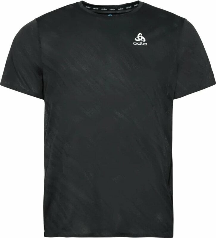 Odlo The Zeroweight Engineered Chill-tec Running T-shirt Shocking Black Melange S