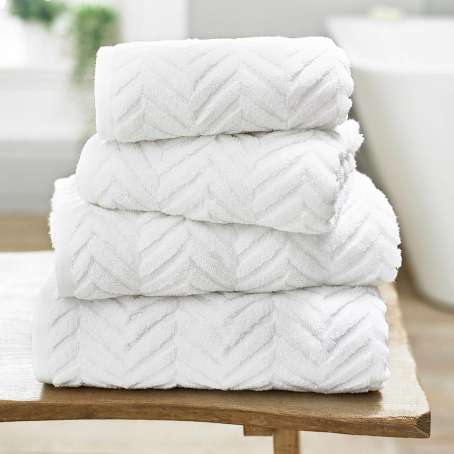 Catalonia Bath Towel White