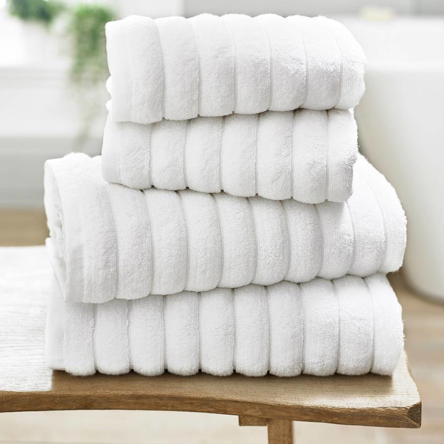 Ribbleton Pair of Hand Towels White