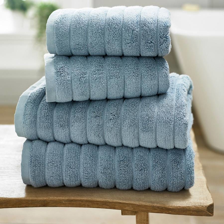 Ribbleton Pair of Hand Towels Blue