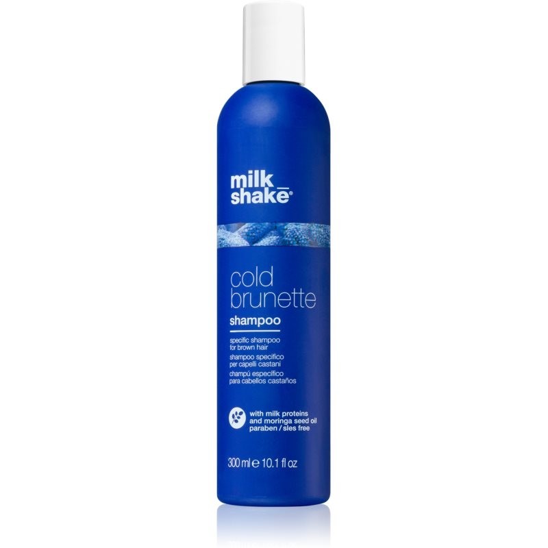Milk Shake Cold Brunette Shampoo shampoo for neutralising brassy tones for brown hair shades 300 ml