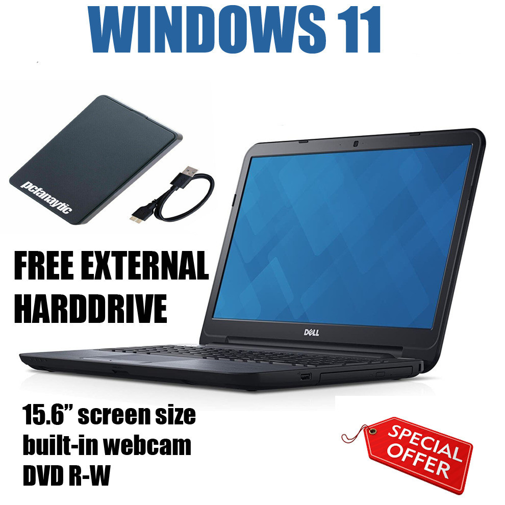(WINDOWS 11) Dell Fast i3 Win10 Laptop 16GB RAM 480GB SSD WIFI