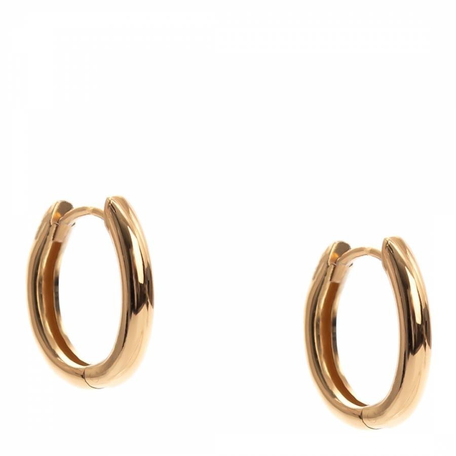 Gold Medium Hoop Earrings