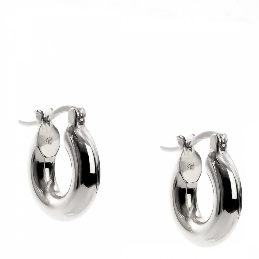 Recycled Sterling Silver Hoop Earrings