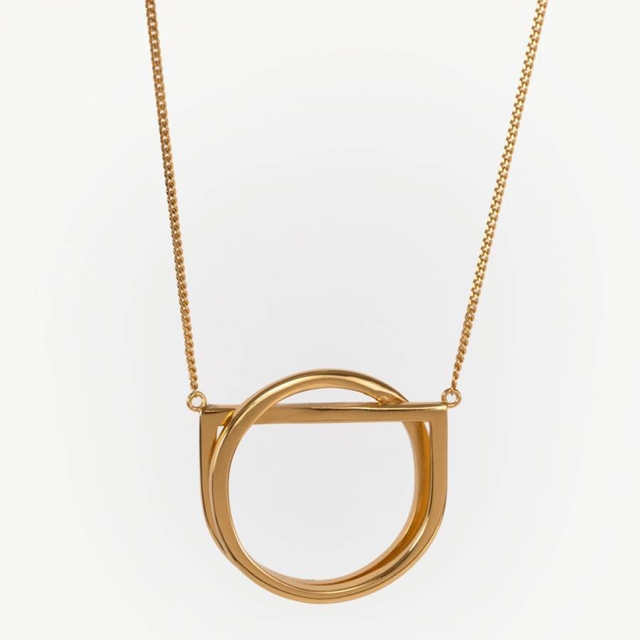 Gold Geometric Necklace