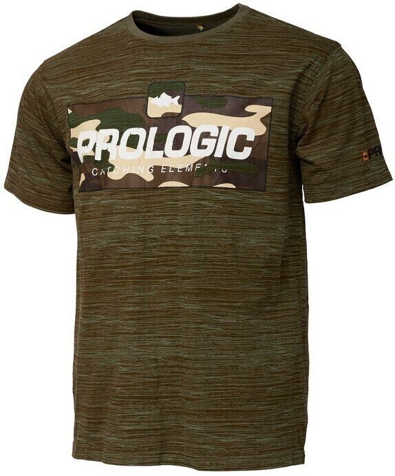 Prologic T-Shirt Bark Print T-Shirt Burnt Olive Green L