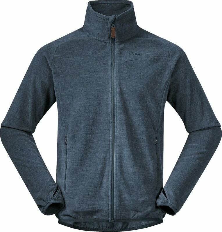Bergans Outdoor Hoodie Hareid Fleece Jacket NoHood Orion Blue S