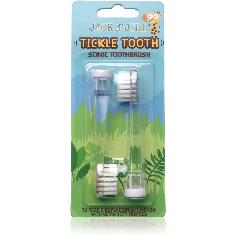 Jack N’ Jill Tickle Tooth toothbrush replacement heads Tickle Tooth 2 pc