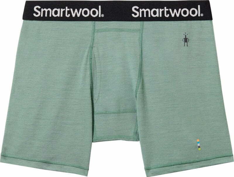 Smartwool Thermal Underwear Men's Merino Boxer Brief Boxed Sage M