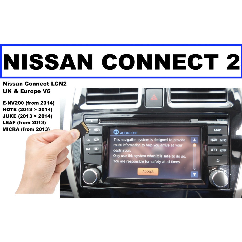 NISSAN CONNECT 2 2021 SD CARD MAP LCN2 V6 EUROPE / KE288-LCN2EV6