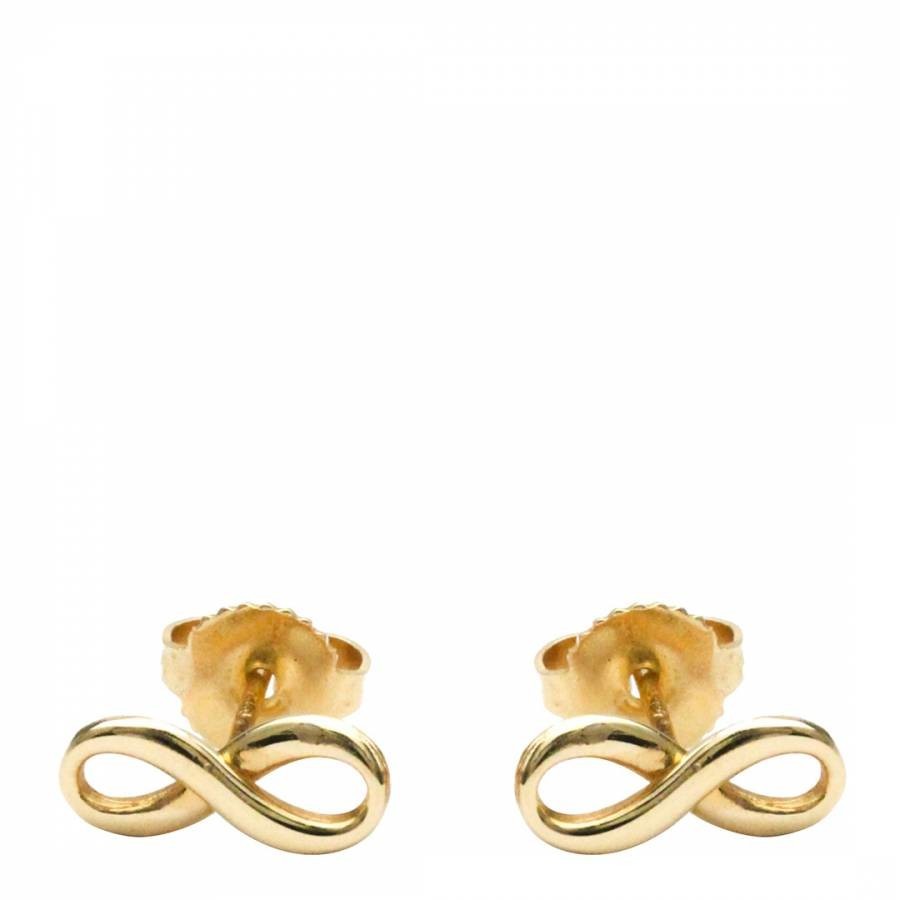 Gold Tiffany & Co Infinity Earrings