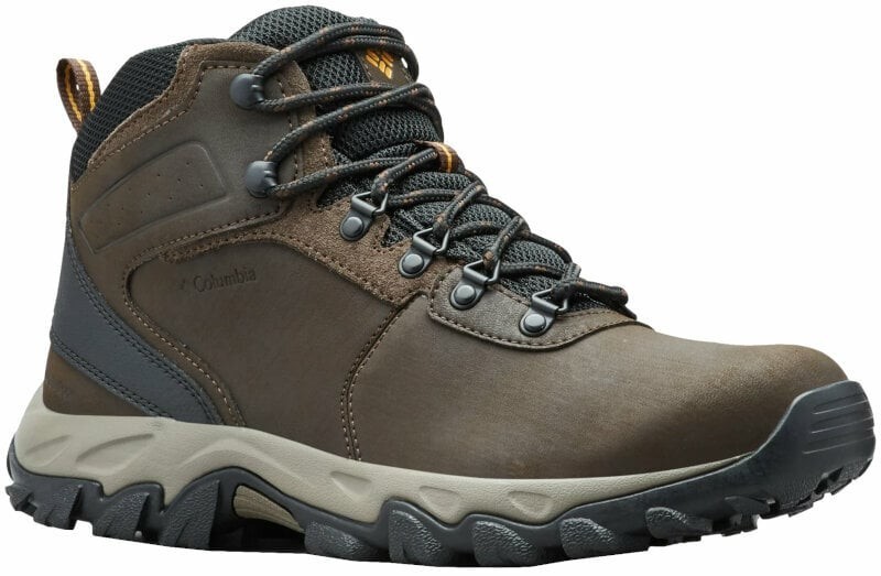 Columbia Mens Outdoor Shoes Men's Newton Ridge Plus II Waterproof Hiking Boot Cordovan/Squash 44,5