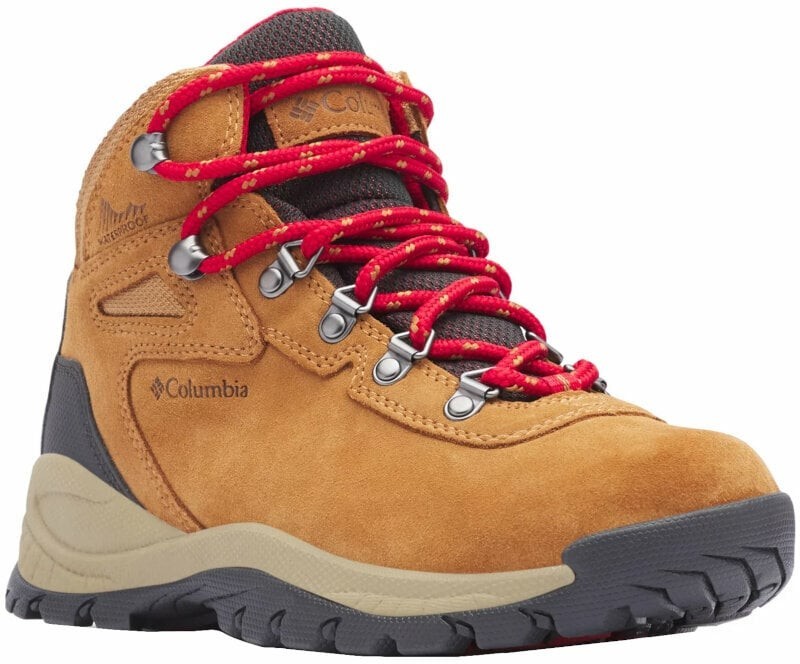 Columbia Womens Outdoor Shoes Women's Newton Ridge Plus Waterproof Amped Hiking Boot Elk/Mountain Red 37,5