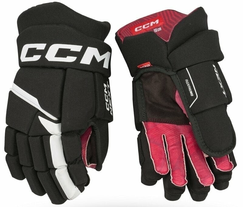 CCM Hockey Gloves Next 23 10 Black/White