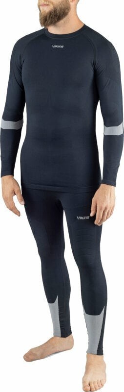 Viking Thermal Underwear Volcanic Set Base Layer Black/Dark Grey XL