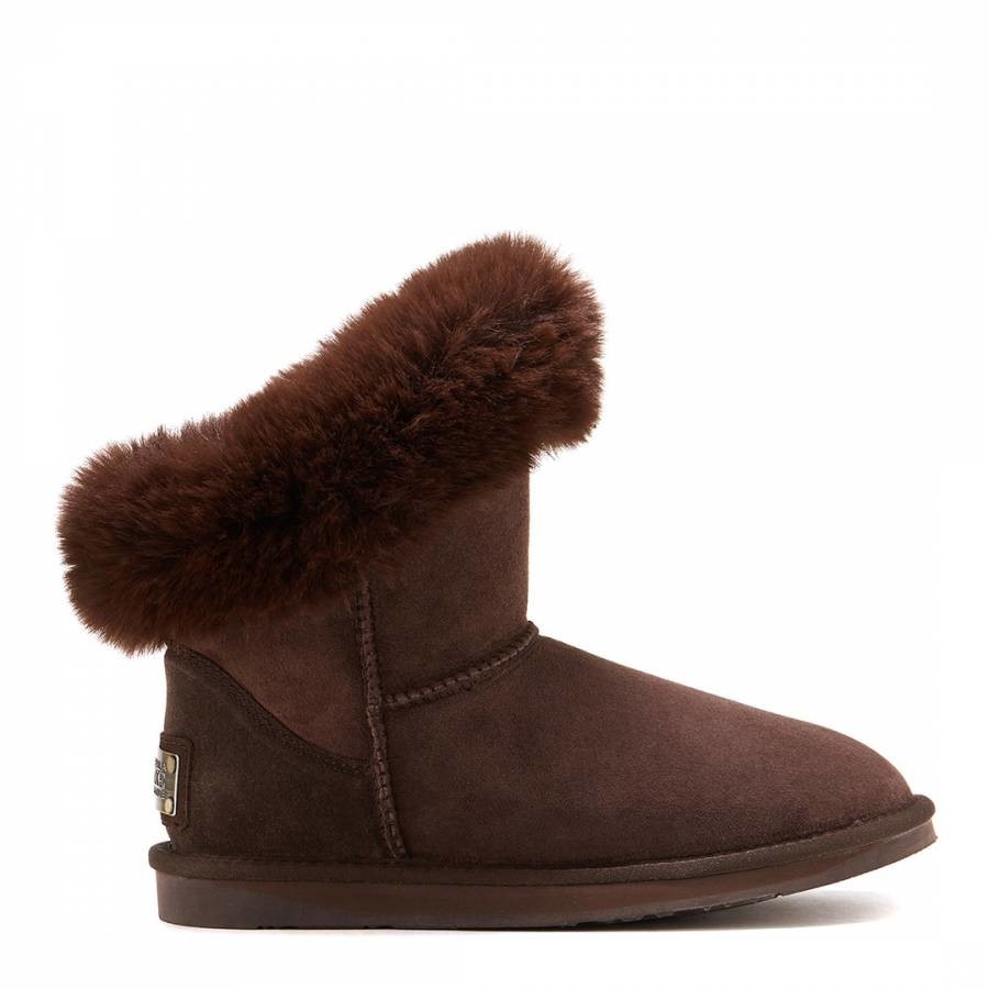 Brown Foxy Extra Short Boots