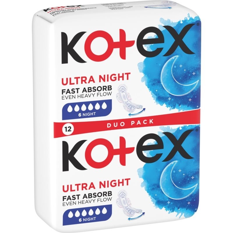 Kotex Ultra Comfort Night sanitary towels 12 pc