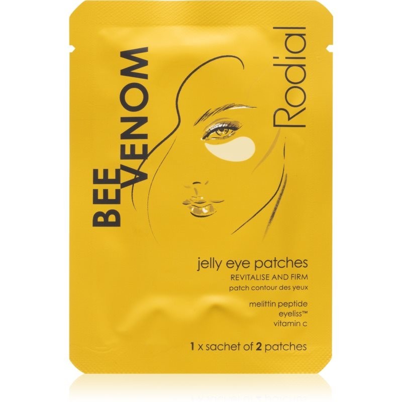 Rodial Bee Venom Jelly Eye Patches firming gel eye pads with soothing effect 2 pc