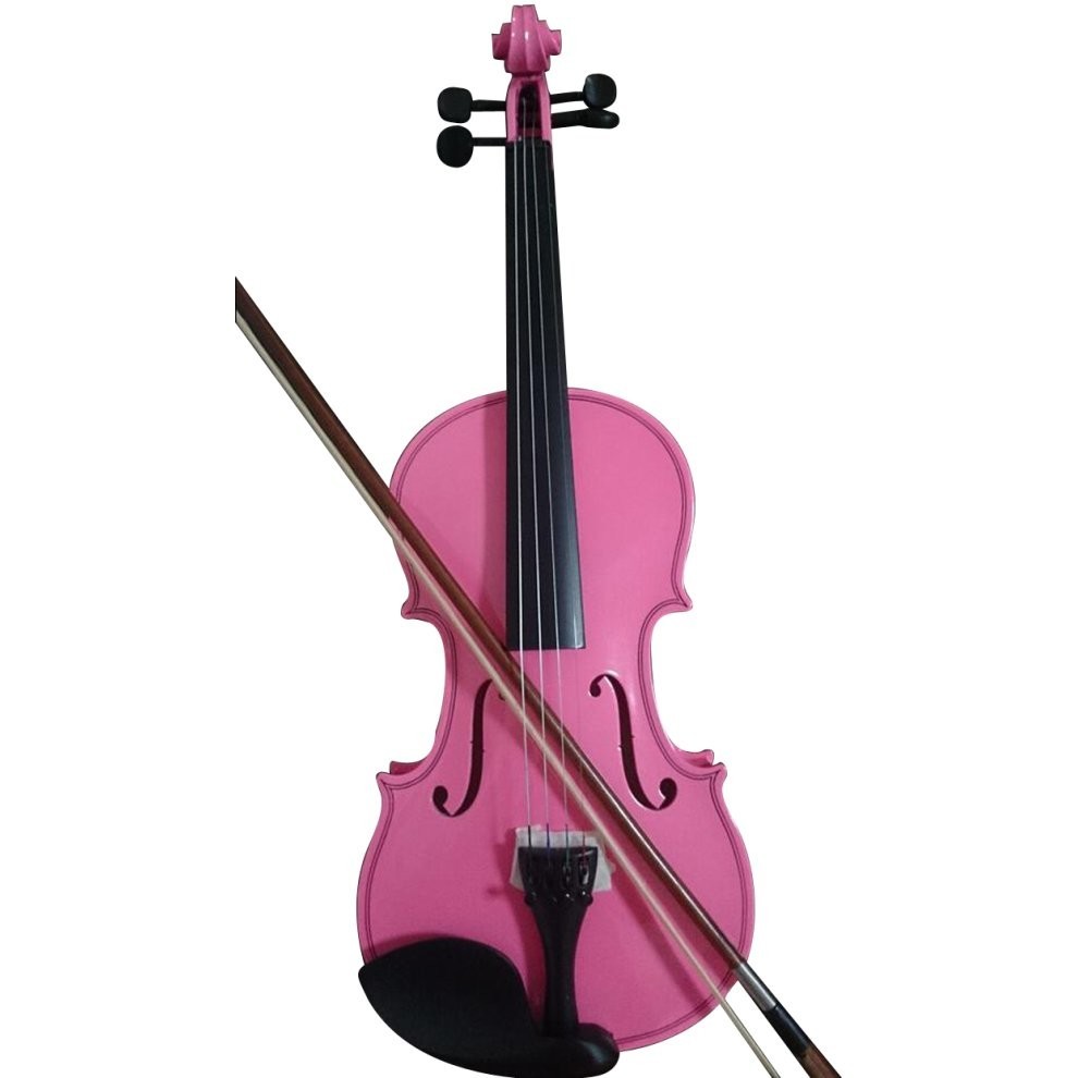 (1/4) Student acoustic violin pink
