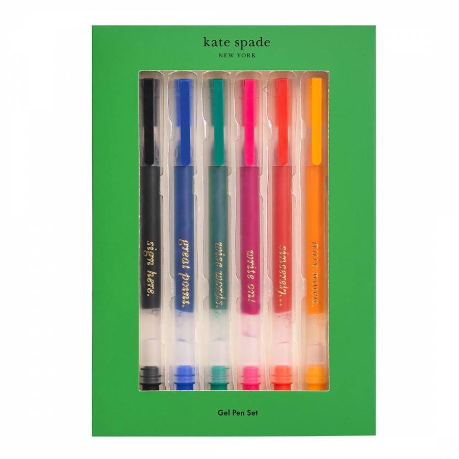 Gel Pen Set Assorted Colour block