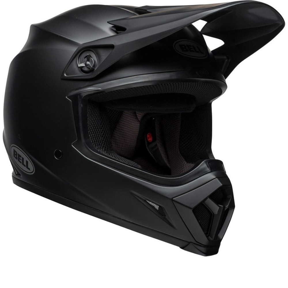 Bell MX-9 MIPS Solid Matte Black ECE 22.06 Offroad Helmet XS