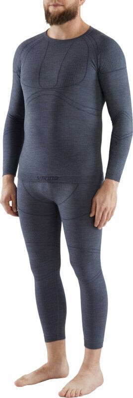 Viking Thermal Underwear Lan Pro Merino Set Base Layer Dark Grey L