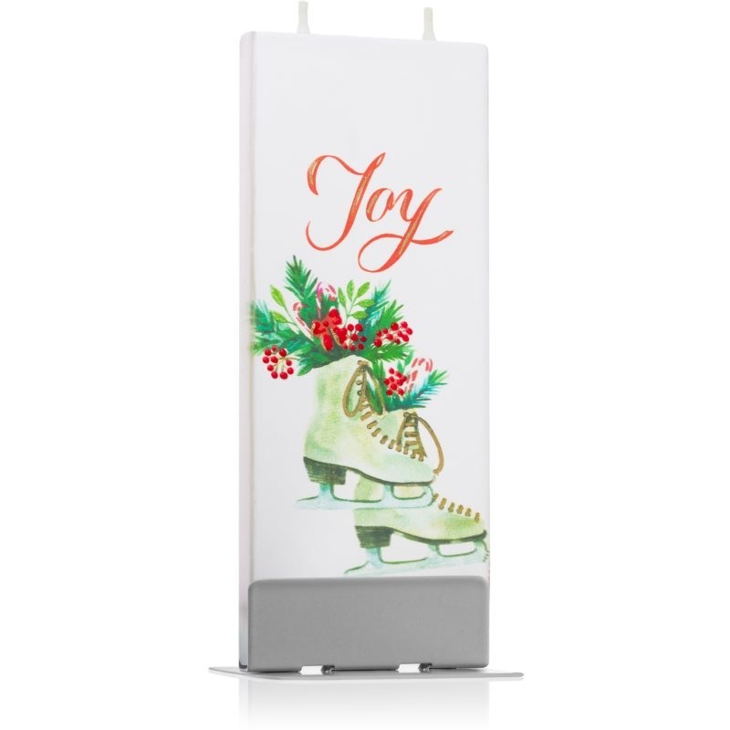 Flatyz Holiday Christmas Skate Joy decorative candle 6x15 cm