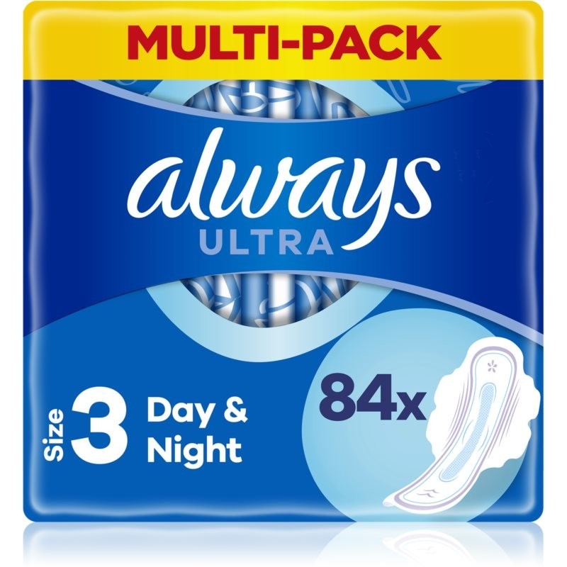Always Ultra Day & Night sanitary towels 84 pc