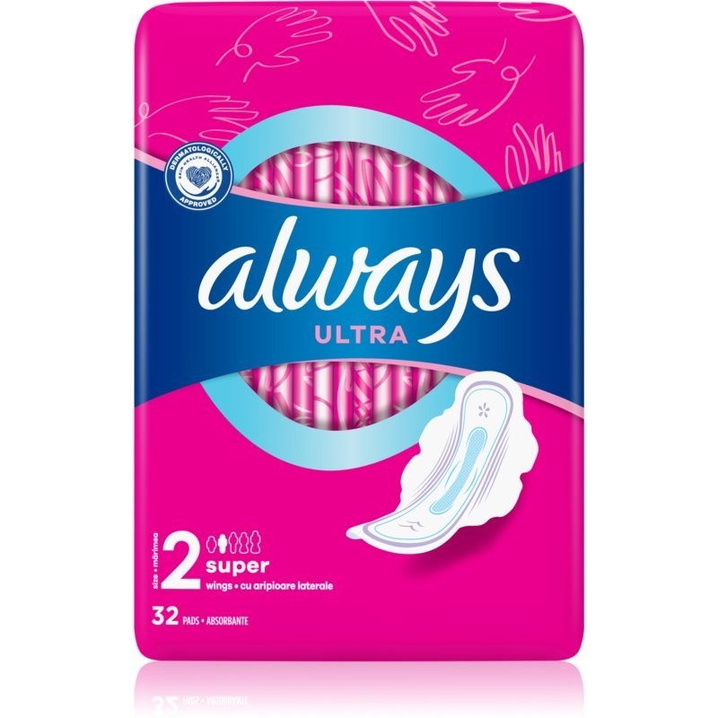 Always Ultra Super sanitary towels 96 pc