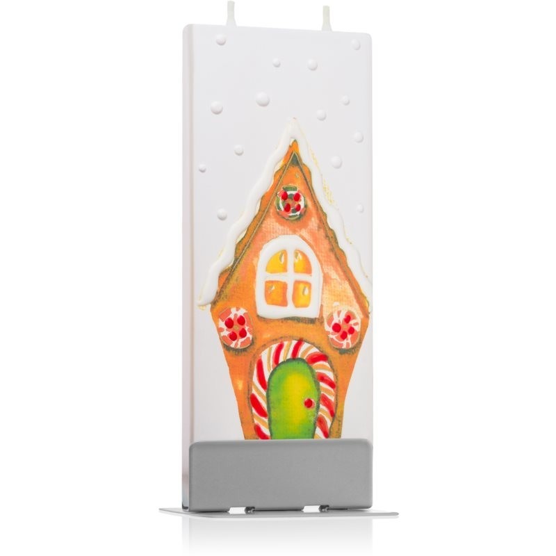 Flatyz Holiday Gingerbread House decorative candle 6x15 cm