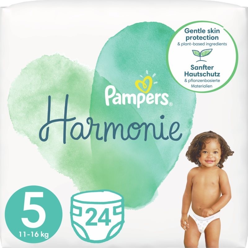 Pampers Harmonie Value Pack Size 5 disposable nappies 11-16 kg 24 pc