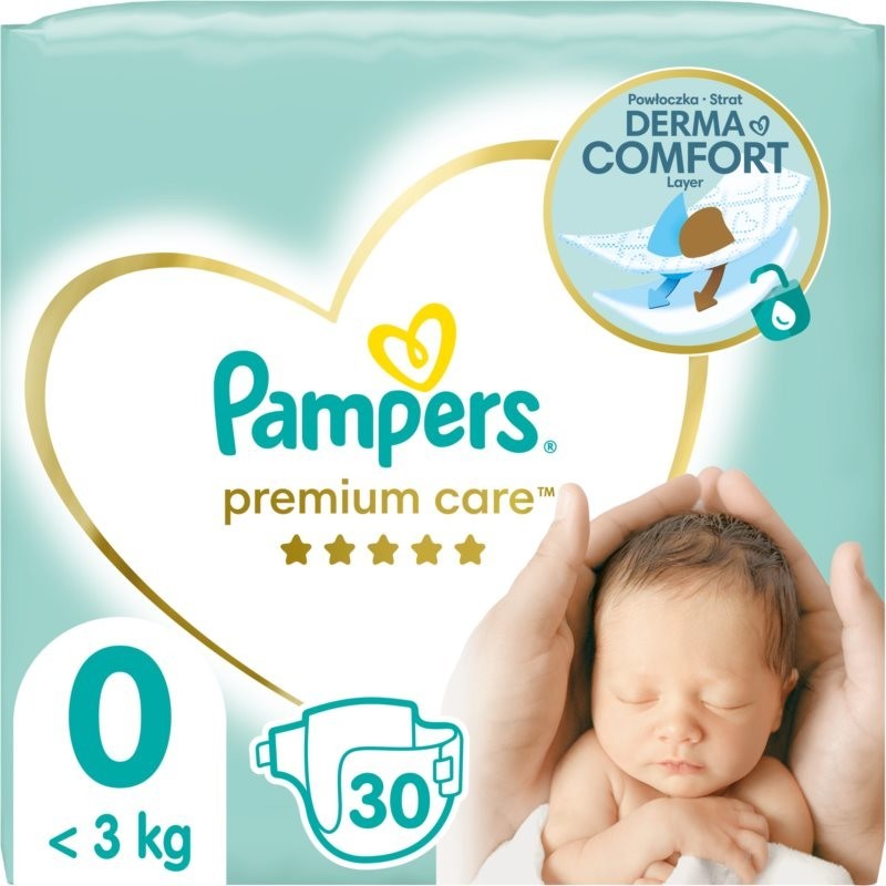 Pampers Premium Care Newborn Size 0 disposable nappies < 2,5 kg 30 pc