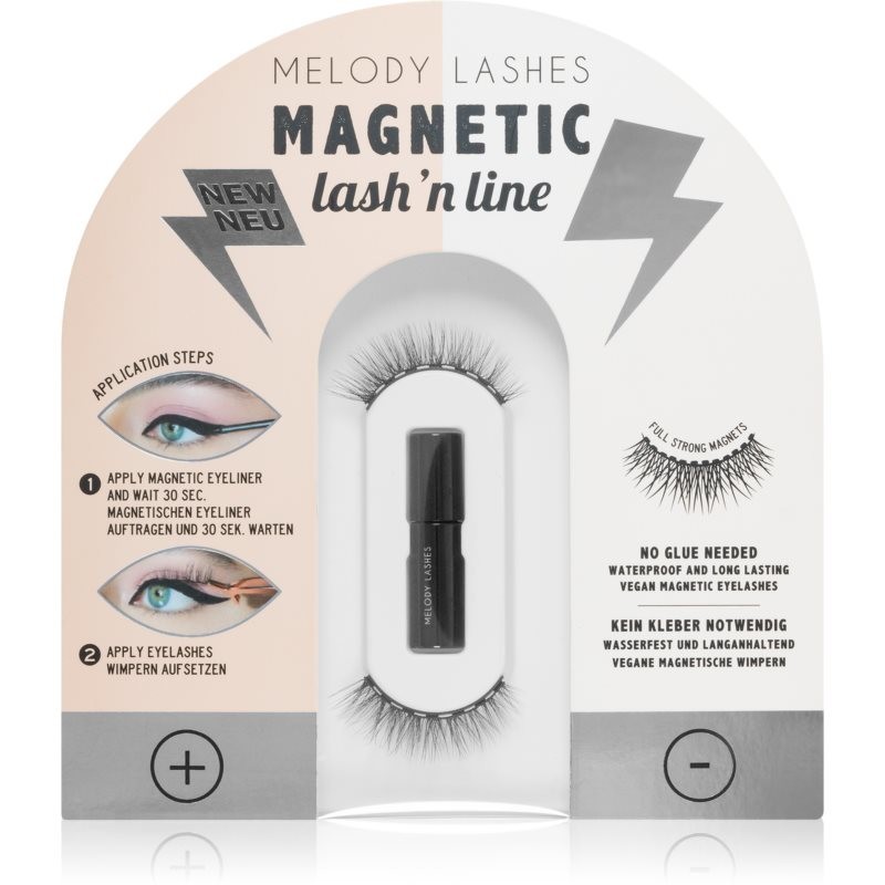 Melody Lashes Mag Me magnetic lashes 2 pc