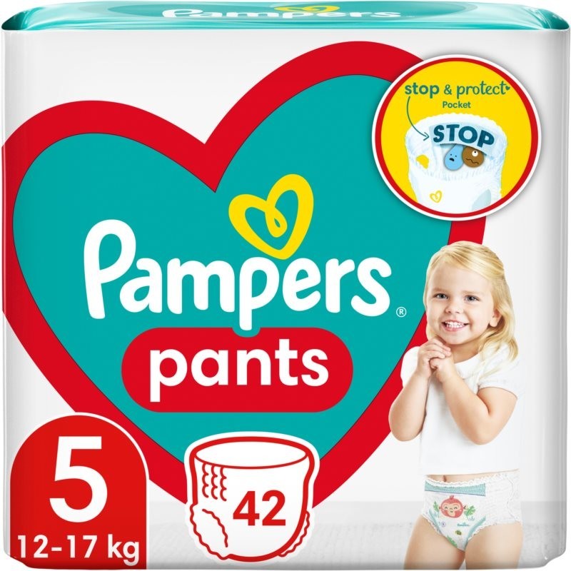 Pampers Baby Pants Size 5 disposable nappy pants 12-17 kg 42 pc