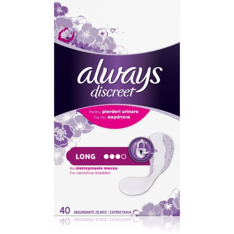 Always Discreet Long incontinence pads 40 pc
